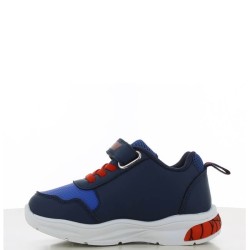 P7066BL Αγορίστικο Sneakers Με Φωτάκια LEOMIL SPIDERMAN Μπλε