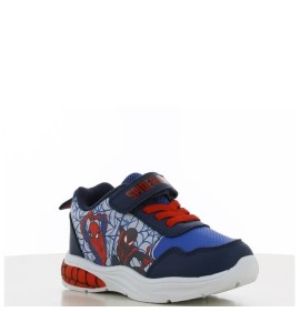 P7066BL Αγορίστικο Sneakers Με Φωτάκια LEOMIL SPIDERMAN Μπλε