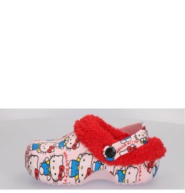 P7071P Κοριτσίστικο Σαμπό-Παντοφλάκι DISNEY HELLO KITTY Ροζ