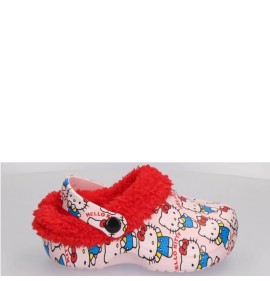 P7071P Κοριτσίστικο Σαμπό-Παντοφλάκι DISNEY HELLO KITTY Ροζ