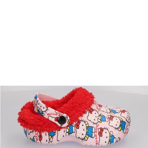 P7071P Κοριτσίστικο Σαμπό-Παντοφλάκι DISNEY HELLO KITTY Ροζ
