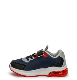 P7074B Αγορίστικο Sneakers Με Φωτάκια DISNEY SPIDERMAN Μαύρο