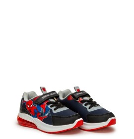 P7074B Αγορίστικο Sneakers Με Φωτάκια DISNEY SPIDERMAN Μαύρο