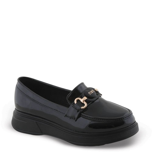 P7075B Κοριτσίστικο Loafers ZAK SHOES Μαύρο