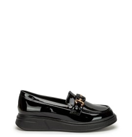 P7075B Κοριτσίστικο Loafers ZAK SHOES Μαύρο