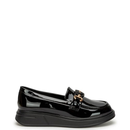 P7075B Κοριτσίστικο Loafers ZAK SHOES Μαύρο