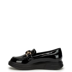 P7075B Κοριτσίστικο Loafers ZAK SHOES Μαύρο