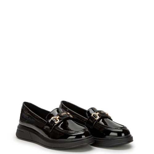 P7075B Κοριτσίστικο Loafers ZAK SHOES Μαύρο