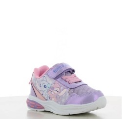 P7084L Κοριτσίστικο Sneakers LEOMIL LILO & STITCH Με Φωτάκια Λιλά