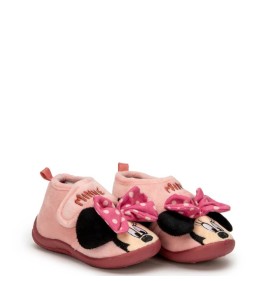 P7085P Κοριτσίστικο Παντοφλάκι DISNEY MINNIE Ροζ