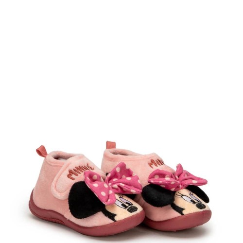 P7085P Κοριτσίστικο Παντοφλάκι DISNEY MINNIE Ροζ