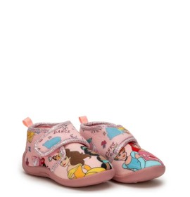 P7086P Κοριτσίστικο Παντοφλάκι DISNEY PRINCESS Ροζ