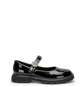 P7087B Κοριτσίστικο Loafers ZAK SHOES Μαύρο