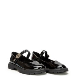 P7087B Κοριτσίστικο Loafers ZAK SHOES Μαύρο