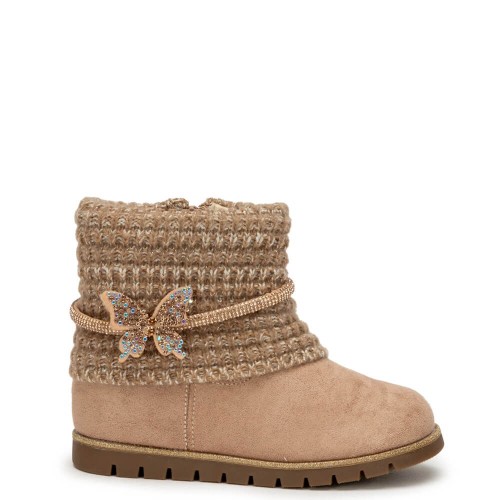 P7091BE Κοριτσίστικο Μποτάκι ZAK SHOES Μπεζ