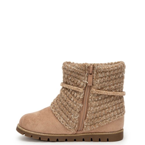 P7091BE Κοριτσίστικο Μποτάκι ZAK SHOES Μπεζ