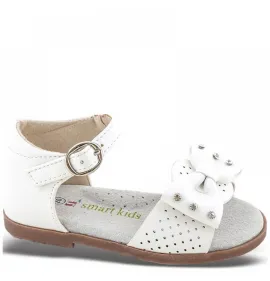 P781W Κοριτσίστικο Ανατομικό Πέδιλο SMART KIDS Λευκό