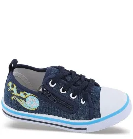 P839BL Boy's Sneakers SMART KIDS Blue