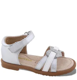 P897S Κοριτσίστικο Ανατομικό Πέδιλο SMART KIDS Ασημί