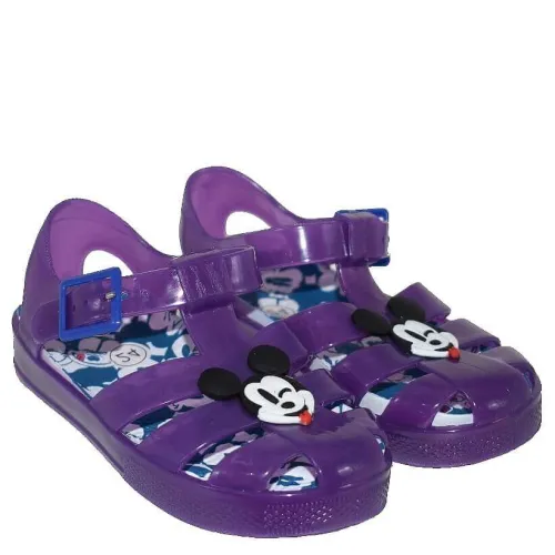 P974P Boys' Sea Sandals DISNEY MICKEY Purple P974P Boys' Sea Sandals DISNEY MICKEY Purple