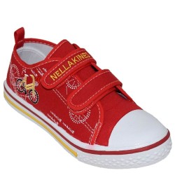 P975R Boy's Sneakers NELLAKINES Red
