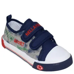 P978BL Αγορίστικο Sneakers NELLAKINES Μπλε
