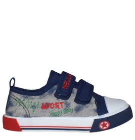P978BL Αγορίστικο Sneakers NELLAKINES Μπλε P978BL Αγορίστικο Sneakers NELLAKINES Μπλε