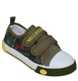 P978CH Αγορίστικο Sneakers NELLAKINES  Χακί P978CH Αγορίστικο Sneakers NELLAKINES  Χακί