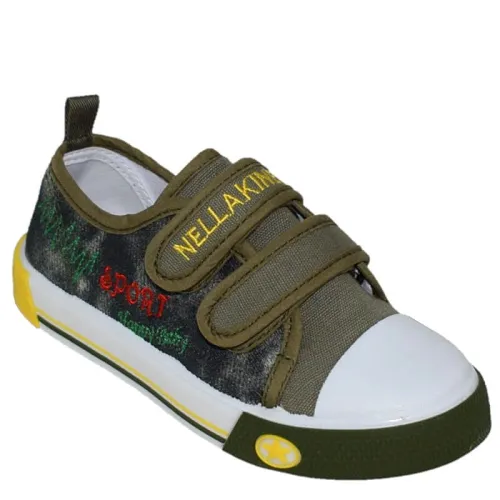 P978CH Boy's Sneakers NELLAKINES Chaki P978CH Boy's Sneakers NELLAKINES Chaki