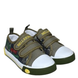 P978CH Boy's Sneakers NELLAKINES Chaki