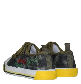 P978CH Boy's Sneakers NELLAKINES Chaki