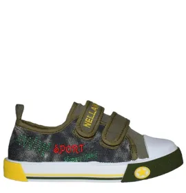 P978CH Boy's Sneakers NELLAKINES Chaki