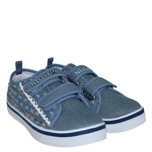P979BL Κοριτσίστικο Sneakers NELLAKINES Μπλε