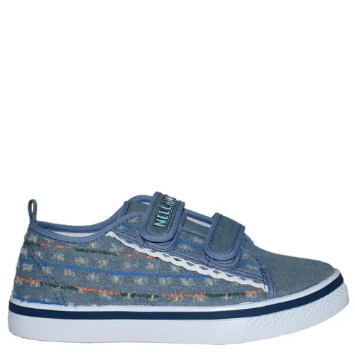 P979BL Κοριτσίστικο Sneakers NELLAKINES Μπλε