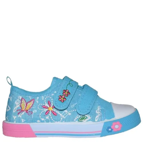 P983LB Κοριτσίστικο Sneakers NELLAKINES Σιέλ