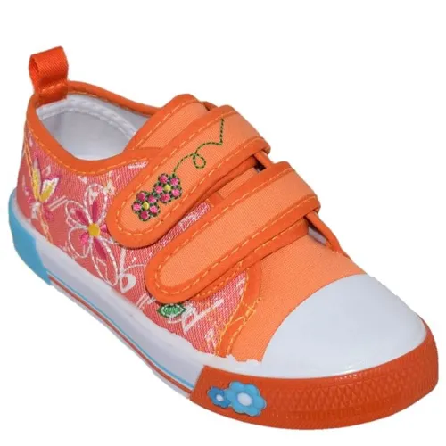 P983OR Κοριτσίστικο Sneakers NELLAKINES Πορτοκαλί