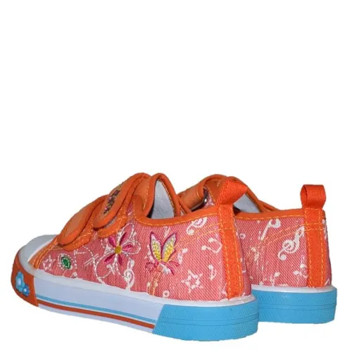 P983OR Κοριτσίστικο Sneakers NELLAKINES Πορτοκαλί