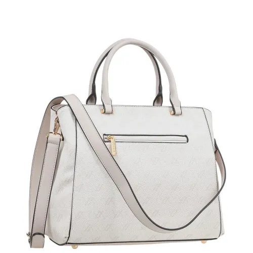 G2002I Hand Bag VERDE Ivory