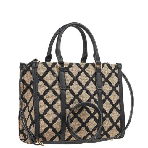 G2028Β Hand Bag VERDE Black