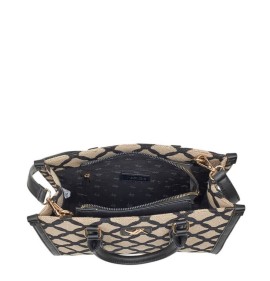 G2028Β Hand Bag VERDE Black G2028Β Hand Bag VERDE Black