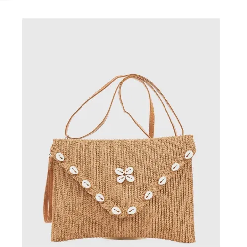 G2102BE Γυναικείο Ψάθινο Τσαντάκι VERDE Μπεζ G2102BE Γυναικείο Ψάθινο Τσαντάκι VERDE Μπεζ