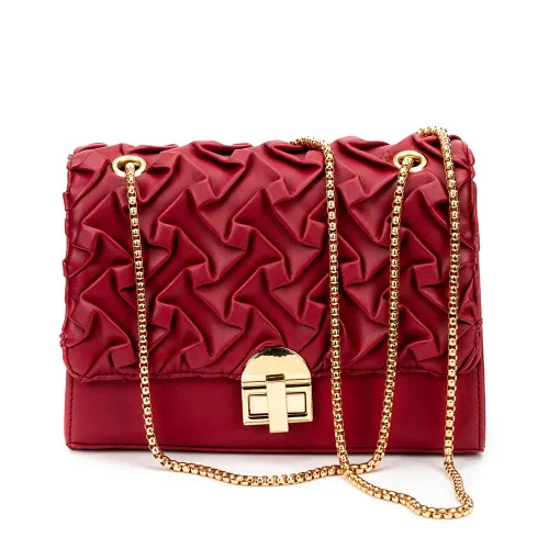 G7557R Shoulder Bag Verde Red