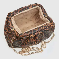 G7797L Evening Bag Verde Animal Print