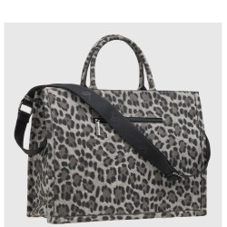 G7802B Τσάντα Ώμου-Χειρός VERDE Animal Print