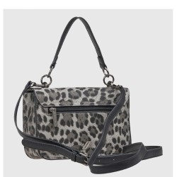 G7803B Τσάντα Χειρός-Χιαστί VERDE Animal Print