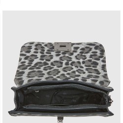 G7803B Τσάντα Χειρός-Χιαστί VERDE Animal Print