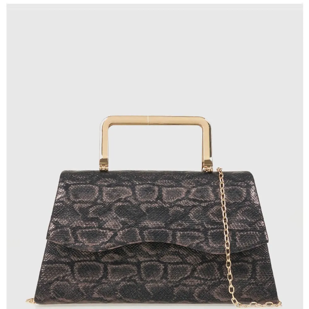 G7806S Evening Bag Verde Animal Print G7806S Evening Bag Verde Animal Print