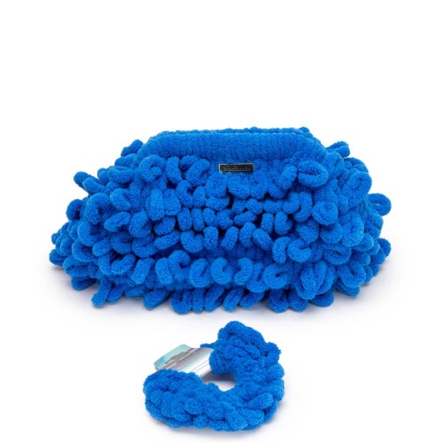 G7829BL Handmade Hand Bag Blue G7829BL Handmade Hand Bag Blue