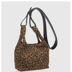 G7852L Τσάντα Χειρός-Χιαστί VERDE Animal Print