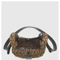 G7852L Τσάντα Χειρός-Χιαστί VERDE Animal Print